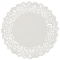 Салфетки под торт ажурные 9-10 см 250 шт AS90