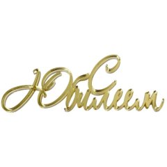 Топпер декоративный "С Юбилеем" Золото ТСК01