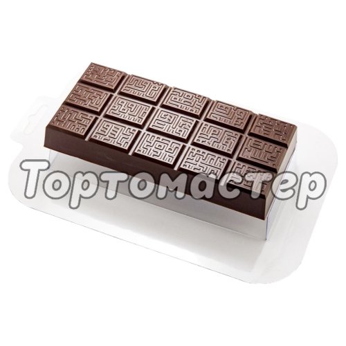 Форма пластиковая "Плитка для дубайского шоколада №2" 15x7x2 см 34315