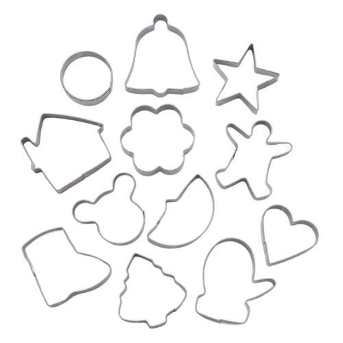 Набор металлических вырубок "Зимняя история" 12 шт 3863477