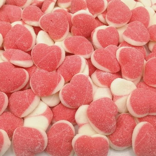 Мармелад "Сердце двойное розово-белое" 100 г 