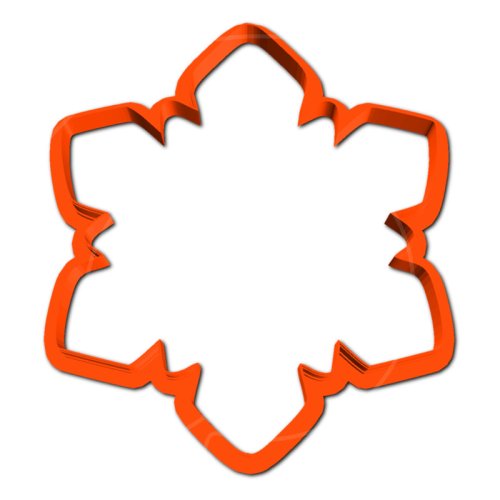 Набор пластиковых вырубок "Снежинки" 3 шт LC-00005733