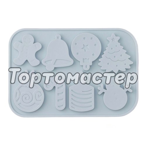 Форма силиконовая "Зимние праздники" 9603691