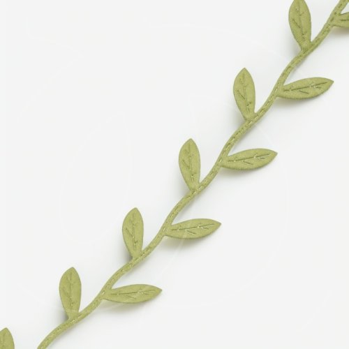 Лента для декора и упаковки фигурная "Листья" 2,5 см 9 м 9135740