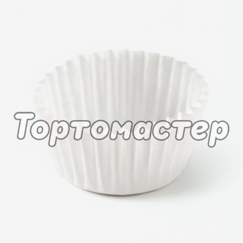Капсула бумажная Белая D30 H15 100 шт 3D - 45 W.2000, 30*15 бел.  G