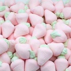 Украшение кондитерское маршмеллоу "Клубника розовая с начинкой" 100 г 