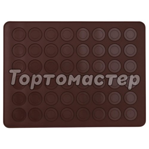 Коврик силиконовый для макарон 48 шт 114032