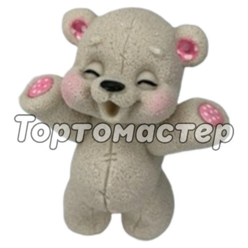Фигурка из шоколадной глазури Мишка Happy 