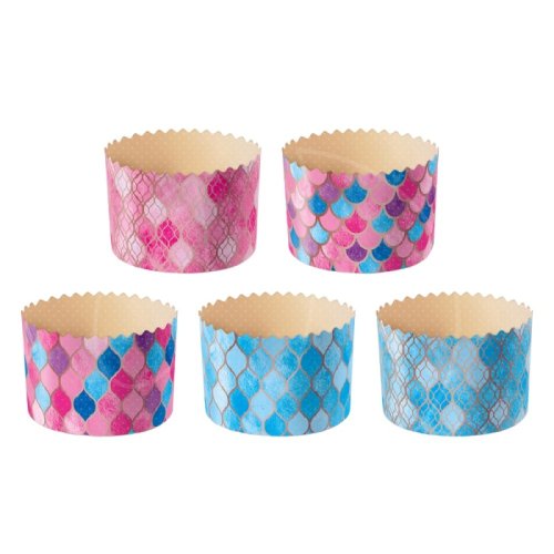 Форма для кулича "Витраж Микс" D70 H85 мм 10 шт 31582,   pmK7085сVIT