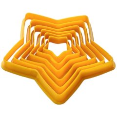 Набор пластиковых вырубок "Пряничная ёлочка" 6 шт ВР-18