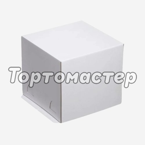 Коробка для торта белая 24х24х22 см ForG STANDART W 240*240*220 S