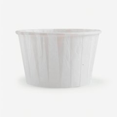 Капсула бумажная с подворотом Белая (без ламинации) D50 H40 100 шт 36676; 7450238