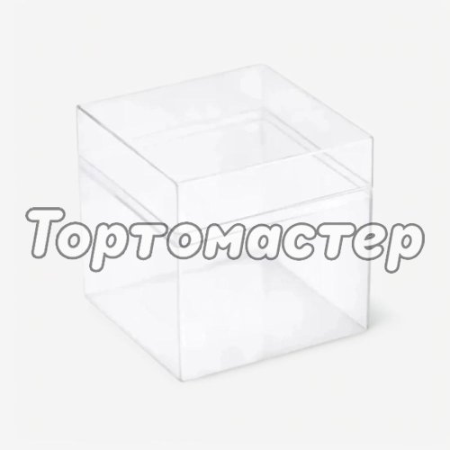 Контейнер пластиковый с крышкой 8х8х6,5 см 