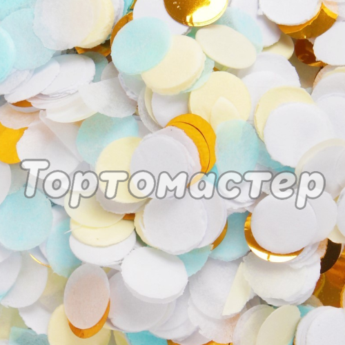 Конфетти "Бело-голубой микс" 20 г 4296513
