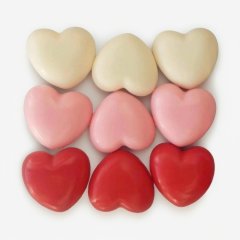 Набор фигурок из шоколадной глазури "Сердечки" НГ014 НГ014/1; ФГ162