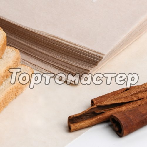 Бумага для выпечки жиронепроницаемая бежевая 30,5х30,5 см 10 шт 9575002