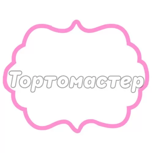 Вырубка пластиковая LUBIMOVA "Табличка №31" LC-00003346