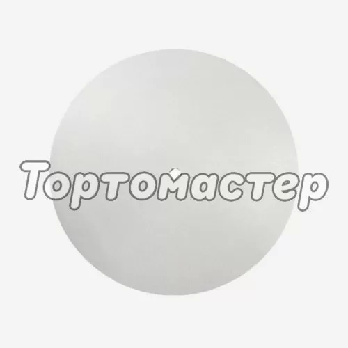 Подложка под торт ЛХДФ с отверстием Белая двухсторонняя 6 мм 30 см 