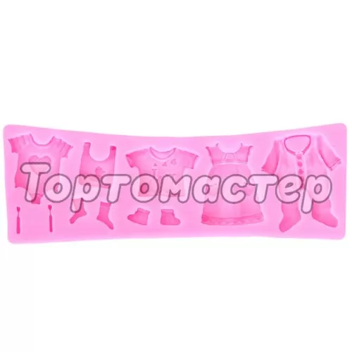 Молд силиконовый Детская одёжка 2854735, m-10