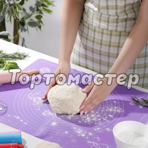 Коврик силиконовый с разметкой 50х40 см 1000350, 9814001