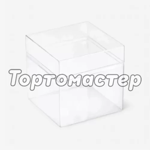 Контейнер пластиковый с крышкой 8х8х6,5 см 